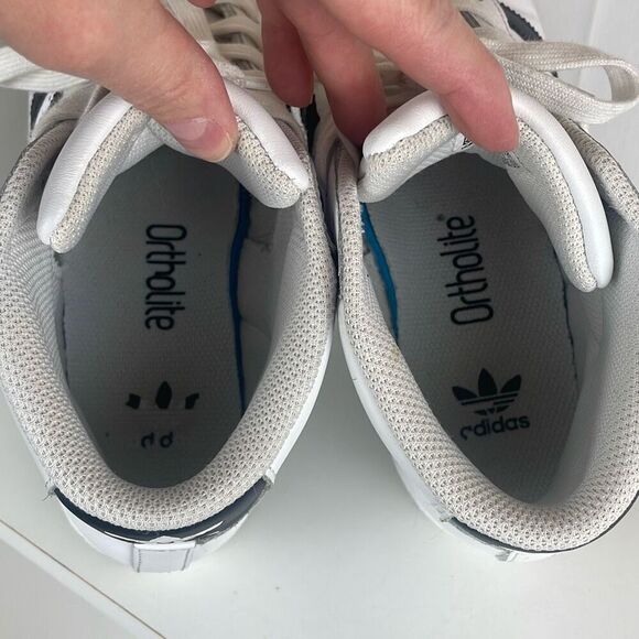 Adidas Pro Model Kids' Unisex Leather High Top Sneakers 6 - Picture 6 of 10